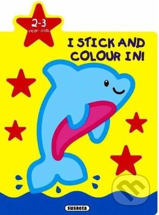 I stick and colour in!  - Dolphin 2-3 year old, SUN, 2023