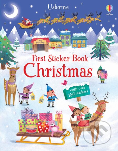 First Sticker Book Christmas - Alice Beecham, Katya Longhi (ilustrátor), Usborne, 2023