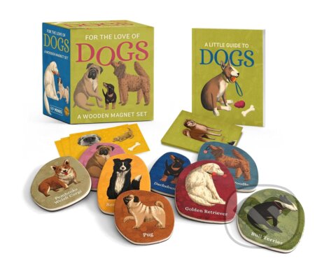 For the Love of Dogs (A Wooden Magnet Set) - Meg Freitag, Lucy Rose (Ilustrátor)