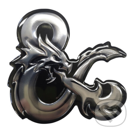 Samolepka Dungeons and Dragons - Logo s metalickým efektom, Fantasy, 2023