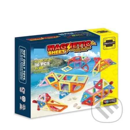 Magnetická stavebnice 36 ks - hra z kategorie Stavebnice