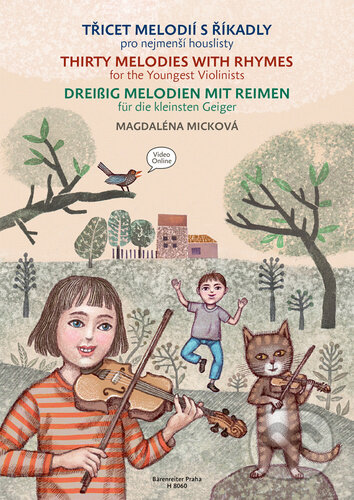Třicet melodií s říkadly - Magdaléna Micková, Jitka Němečková (Ilustrátor), Bärenreiter Praha, 2023