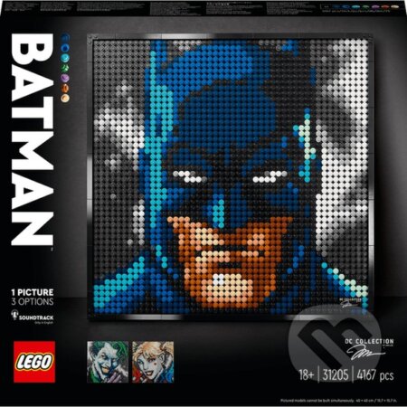 Spoločenská hra: LEGO® Art 31205 Kolekcia Jim Lee – Batman™ (LEGO). LEGO, 2023
