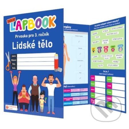 Školní lapbook: Lidské tělo 3. ročník - kniha z kategorie 1. stupeň