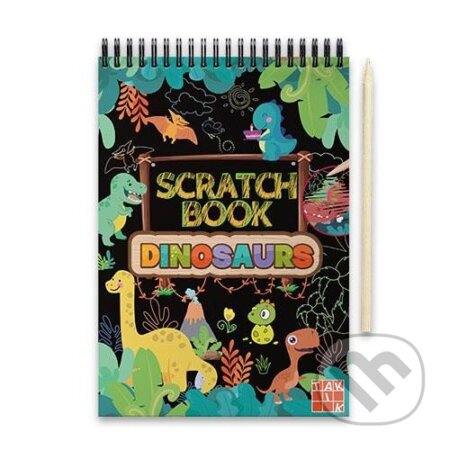 Scratch book - Dinosaurus - kniha z kategorie Omalovánky