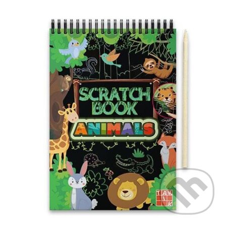 Scratch book - Animals - kniha z kategorie Omalovánky