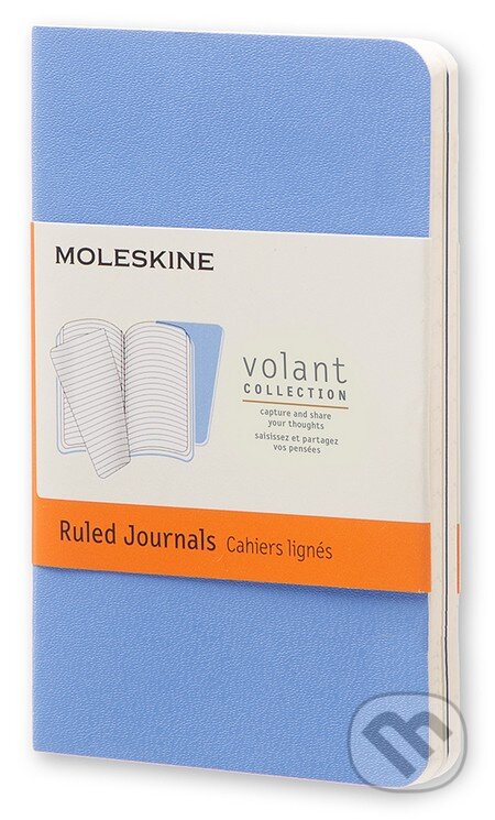 Moleskine - Volant - dva modré zápisníky, Moleskine, 2015