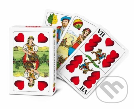 Mariášové karty v pevné krabičce, EFKO karton s.r.o., 2023