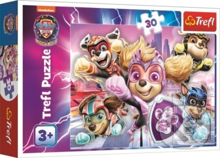 Trefl Hrdinové města Tlapková patrola/Paw Patrol 27x20cm 30 dílků