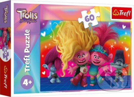 TREFL Trollové 3 Přátelští Trollové 60 dílků