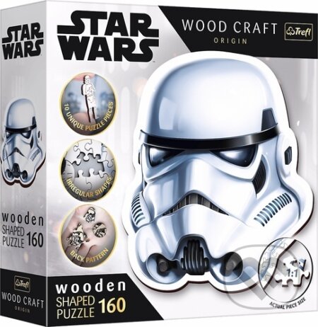Wood Craft Origin puzzle Star Wars Helma stormtroopera, Trefl, 2023