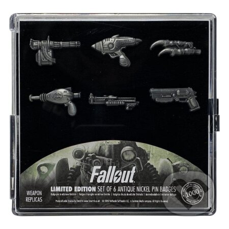 Sada odznakov Fallout (limitovaná edícia), 6 ks, Fantasy, 2023