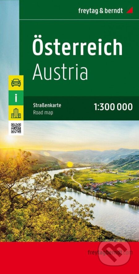 Rakousko 1:300 000 / automapa, freytag&berndt, 2020