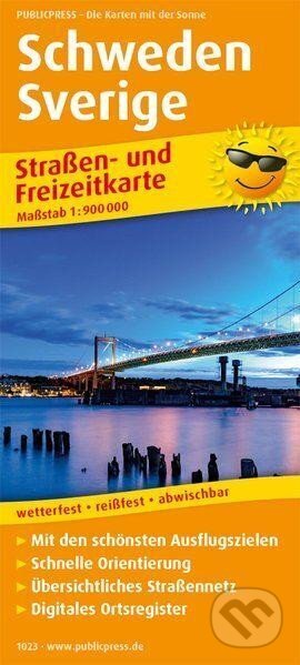Švédsko 1:900 000 / automapa, freytag&berndt, 2018