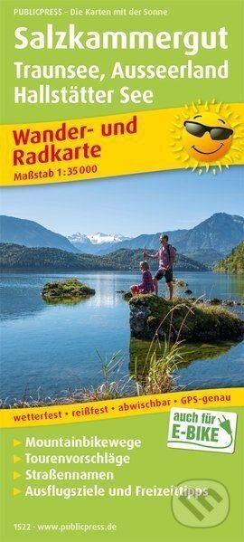 Solná komora, Traunsee, Ausseerland, Hallstätter See 1:35 000 / turistická a cykloturistická mapa, freytag&berndt, 2017