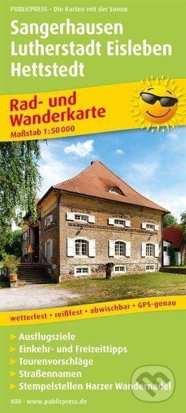 Sangerhausen, Lutherstadt Eisleben, Hettstedt 1:50 000 / cyklistická a turistická mapa, freytag&berndt, 2016