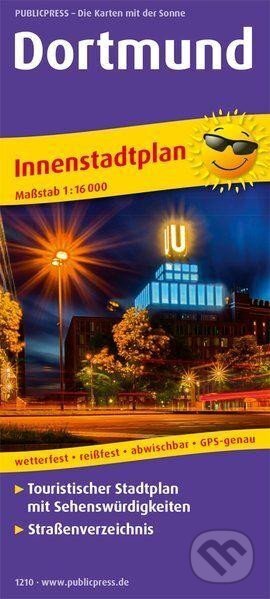 Dortmund 1:16 000 / plán města, freytag&berndt, 2017
