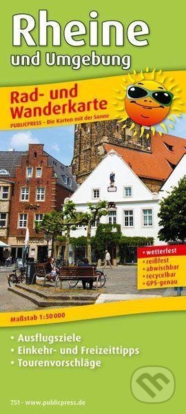 Rheine a okolí 1:50 000 / cyklistická a turistická mapa (freytag&berndt)