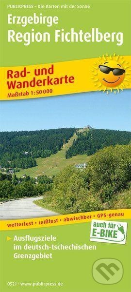 Krušné hory, oblast Fichtelberg 1:50 000 / cyklistická a turistická mapa, freytag&berndt, 2018