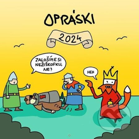 Opráski - Kalendář 2024 nástěnný - jaz, Grada, 2023