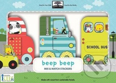 Green Start Wooden Toy Mix and Match : Beep Beep, Innovative Kids