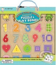 Magnetic Puzzle and Play Boards: Shapes Colors Counting, Innovative Kids, 2015