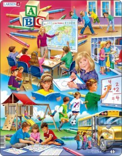 Škola - puzzle z kategorie 15 - 60 dílků