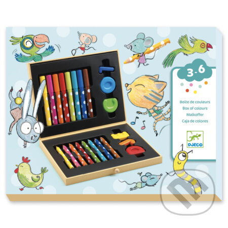 Výtvarný kufrík pre drobcov (s obalom na vyfarbenie) - hra z kategorie Hry pro děti