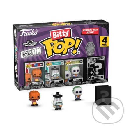 Funko Bitty POP: The Nightmare Before Christmas - Pumpkin Jack (4pack), Funko, 2023