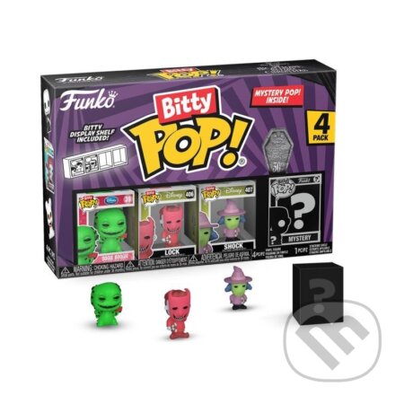 Funko Bitty POP: The Nightmare Before Christmas - Oogie Boogie (4pack), Funko, 2023