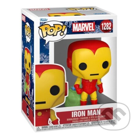 Funko POP Marvel: Holiday - Iron Man w/Bag, Funko, 2023