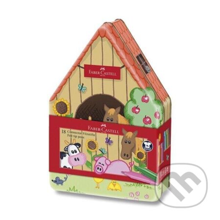 Faber-Castell Fixy Connector - farmářský dům, 18 ks