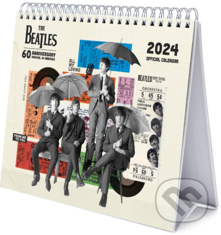 Oficiálny stolový kalendár 2024: The Beatles, , 2023