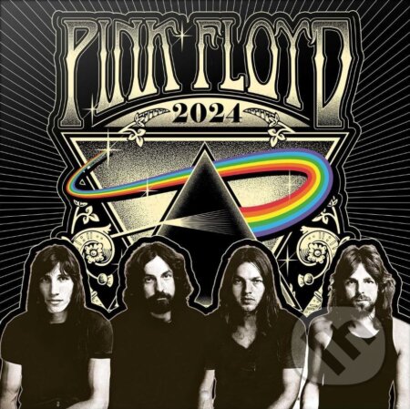 Oficiálny nástenný kalendár 2024 Pink Floyd 16 mesiacov, Pink Floyd, 2023