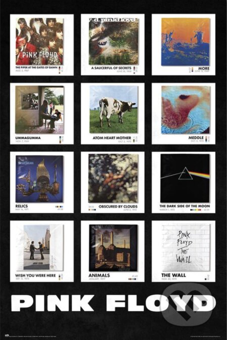 Plagát Pink Floyd: Covers, Pink Floyd, 2023