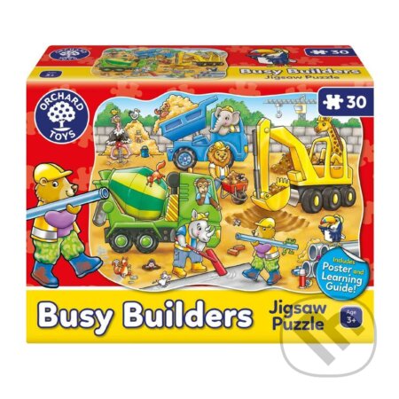 Busy Builders (Staveniště) - puzzle z kategorie Naučné puzzle