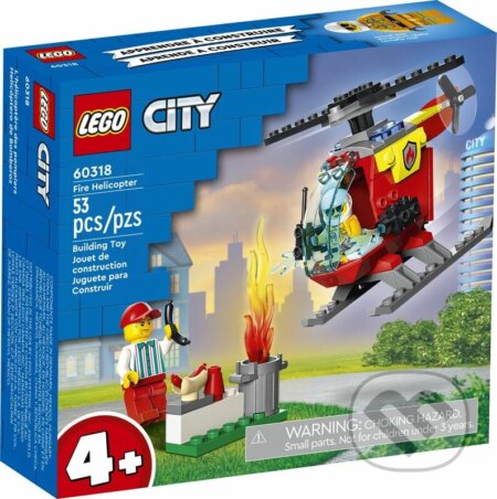 LEGO® City 60318 Hasičský vrtuľník, LEGO, 2023