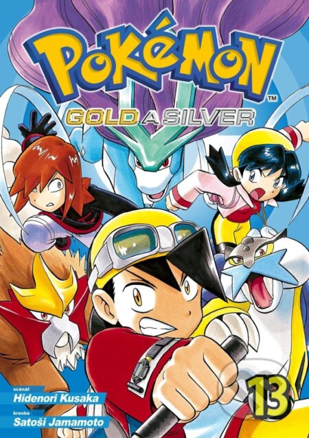 Pokémon 13: Gold a Silver - Hidenori Kusaka, Satoši Jamamoto (Ilustrátor), Crew, 2023