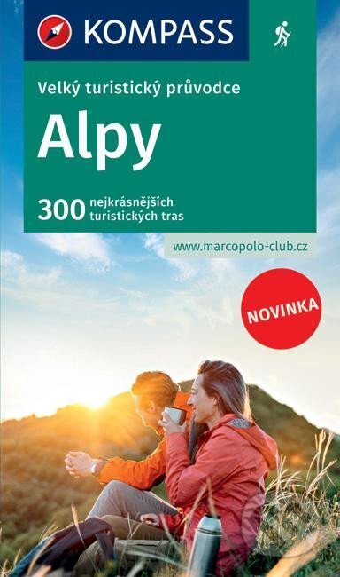 Alpy - Velký turistický průvodce, Marco Polo, 2023