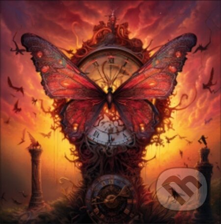 Dřevěné puzzle Magické motýlí hodiny A3