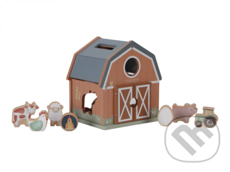 Domček s vkladacími tvarmi drevený Farma - hra z kategorie Vzdělávací hry