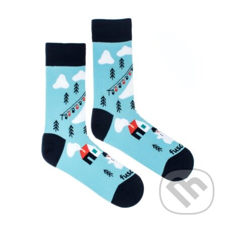 Ponožky Zimná krása L (Unisex veľkosť L)