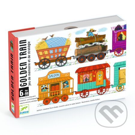 Zlatý vlak: kartová pamäťová a strategická hra - hra z kategorie Karty, pexeso