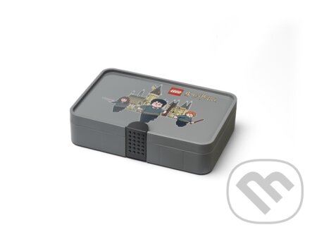 LEGO Harry Potter úložný box s priehradkami - šedá, LEGO, 2023