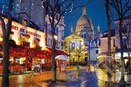 Montmartre, Paris - puzzle z kategorie Umělecké