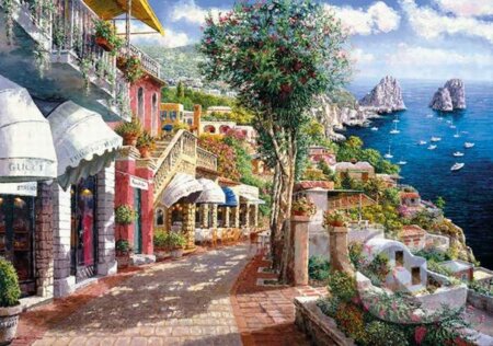 Sam Park, Capri - puzzle z kategorie Umělecké