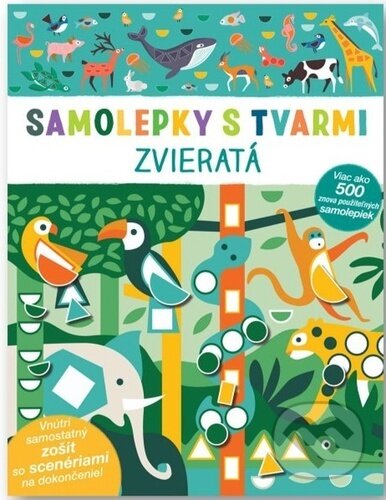 Samolepky s tvarmi: Zvieratá, Svojtka&Co., 2023