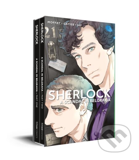 Sherlock: A Scandal in Belgravia 1-2 Boxed Set - Steven Moffat, Mark Gatiss, Jay (Ilustrátor), Titan Books, 2023