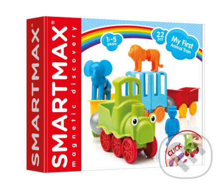 SmartMax - Môj prvý vláčik so zvieratkami - 22 ks, SmartMax, 2023