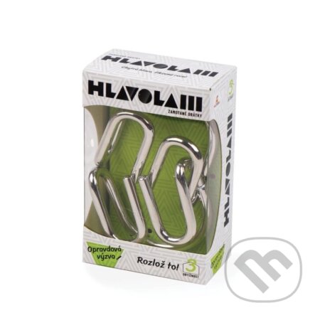 Kovový hlavolam - Zamotané drôtiky - hra z kategorie Domino, hlavolamy